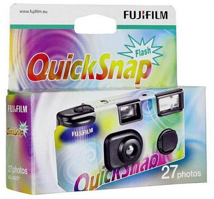 FUJIFILM QUICKSNAP FLASH 400 DISPOSABLE CAMERA