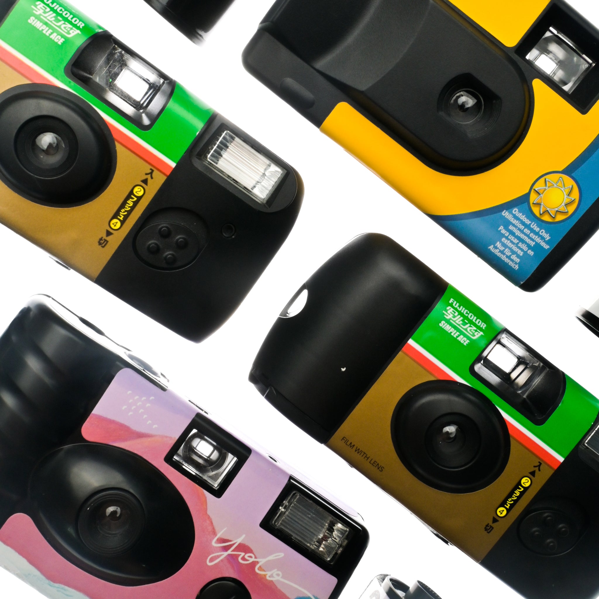 disposable camera lens