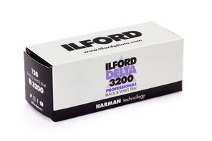 ILFORD DELTA 3200 120 BLACK AND WHITE  FRESH FILM (120)